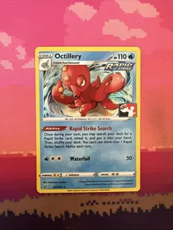 Pokemon Card Octillery Prize Pack Holo Rare 037/163 Near Mint - Image 1