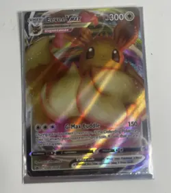 🚨 Eevee VMAX SWSH087 Promo Card Sword & Shield Near Mint NM Pokemon TCG SEALED - Image 1