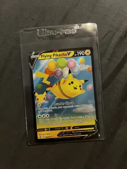 Pokemon TCG Flying Pikachu v Celebrations Holo Ultra Rare Lightning Card 006/025 - Image 1