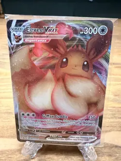 Pokemon TCG Eevee VMAX SWSH087 Shining Fates Promo Card (NM Condition) - Image 1