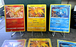 Articuno, Zapdos, Moltres Cosmos Holo 3 CARD SET 021/172 036/195 48/185 NM - Image 2