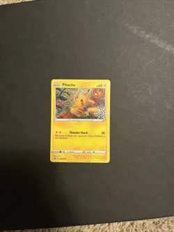 Pikachu - (Holiday Calendar) SWSH153 SWSH: Sword & Shield Promo Cards Holo - Image 3