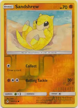 Sandshrew 83/214 Unbroken Bonds Reverse Holo Pokemon Card NM - Image 1