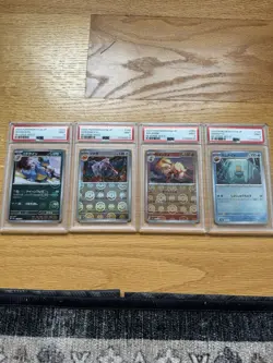 Pokemon PSA 9 Lot - 4 Japanese Cards From 151 Set - Mint Reverse Holo Arcanine - Image 1