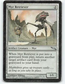 Myr Retriever #215 Magic the Gathering Card - Image 1