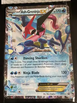 ASH-GRENINJA EX, XY133, HP170, JUMBO CARD, NEAR MINT CONDITION - Image 1