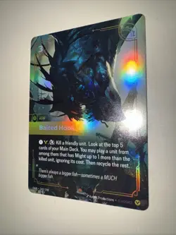Baited Hook OGN 242/298 Epic Riftbound League of Legends TCG CCG Card Game - Image 3