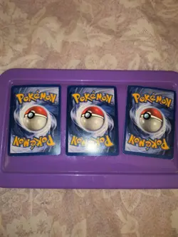 All 3 ! Pokemon Gyrados Holo Rare Base Set 1999 Vintage Card Moderately Played - Image 5