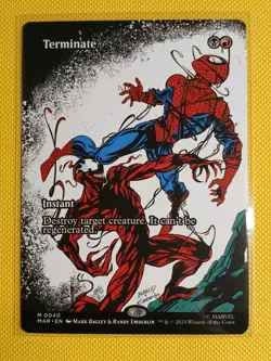 Terminate (Borderless) Marvel Spider-Man Magic The Gathering - Image 1
