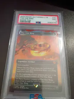 MTG The One Ring Borderless Foil PSA 9 Lord of the Rings LTR MT 451 - Image 2