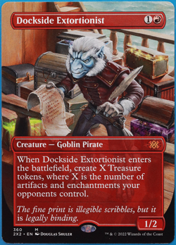 Dockside Extortionist (Borderless) Double Masters 2022 NM (506529) ABUGames - Image 1