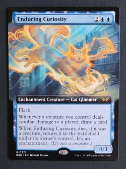 Enduring Curiosity (Extended Art) Duskmourn: House of Horror Regular - Image 1