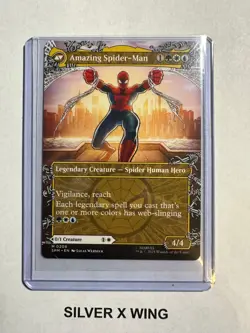 Peter Parker (0208) Borderless x1, MTG, Marvel's Spider-Man, SPM, NM - Image 2