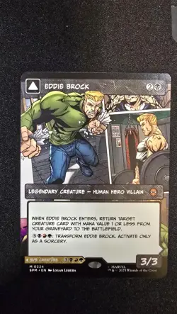 Eddie Brock (0224) (Borderless) M Marvel's Spider-Man 224 NM - Image 1