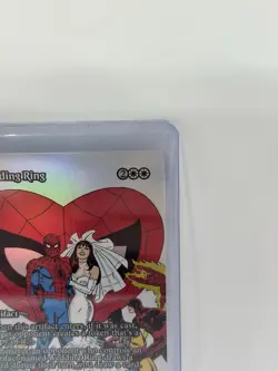 Wedding Ring Borderless FOIL ! #0007 MTG Spider-Man - MINT - Image 2