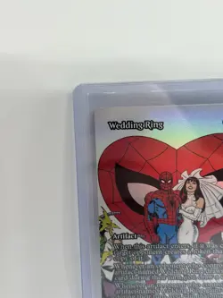 Wedding Ring Borderless FOIL ! #0007 MTG Spider-Man - MINT - Image 3