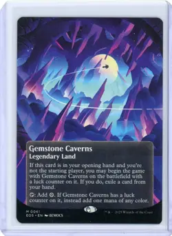 Gemstone Caverns (0061) (Borderless) Edge of Eternities: Stellar Sights - Image 1