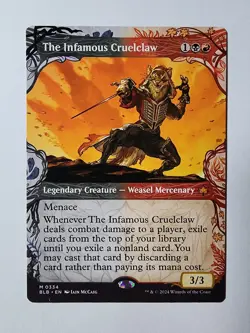 The Infamous Cruelclaw (Showcase) Bloomburrow Regular - Image 1