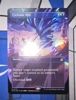 MTG - Ravnica Remastered - Cyclonic Rift (Anime Borderless) #0419 - NM Foil - Image 1