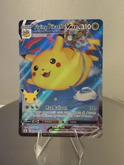 Pokemon 2021 Celebrations Flying Pikachu VMAX 007/025 - Image 1