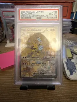 Pokemon Alakazam EX TCG SV Scarlet & Violet 151 Card 201/165 NM Holo Paw 10 - Image 1