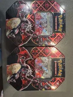 Pokemon Paldean Fates Charizard Tins sealed X2 - Image 2