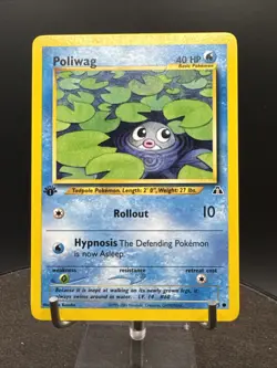 Poliwag 62/75 1st Edition Neo Discovery Set Common 2001 English Pokemon WoTC - Image 3