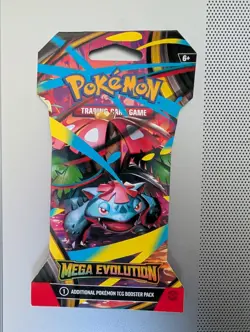 NEW Sealed Pokemon TCG Mega Evolution Sleeved Booster Pack #2 - Image 1