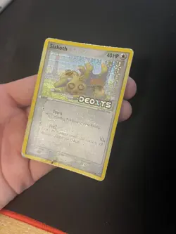 Slakoth 73/107 DMG Reverse Holo Rare Pokemon EX Deoxys Vintage Stamped - Image 3