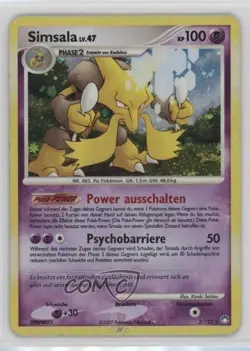Alakazam Holo German Pokemon Diamond & Pearl Mysterious Treasures #2 2007 - Image 1