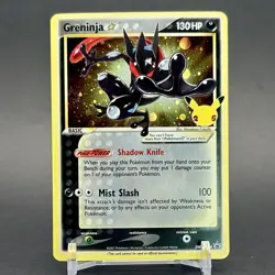 Pokemon Sword & Shield "Greninja Gold Star" SWSH144 / Black Star Promo / NM - Image 1