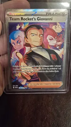 Team Rocket's Giovanni 238/182 Sv10: Destined Rivals Holo Near Mint Pokemon Tcg - Image 1