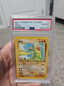 Onix 03/18 Southern Islands Special Promo PSA 10 Pokemon TCG - Image 1