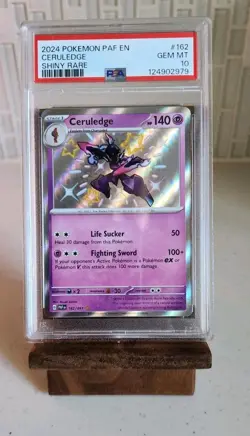 Ceruledge 162/091 LOW POP Pokemon SV: Paldean Fates Holo Gem Mint PSA 10 - Image 1