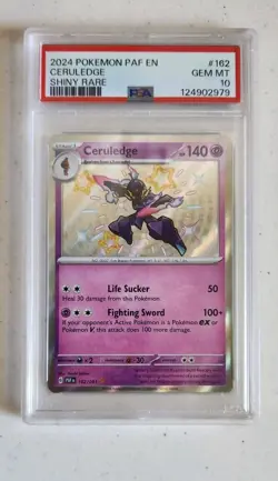 Ceruledge 162/091 LOW POP Pokemon SV: Paldean Fates Holo Gem Mint PSA 10 - Image 3