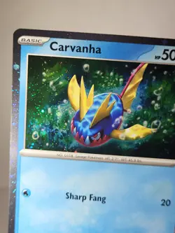 Carvanha 093 Cosmo Holo Black Star Promo Pokemon TCG - Image 5