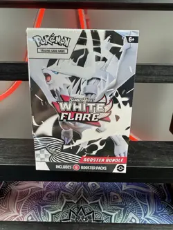 Pokemon White Flare Booster Bundle 6 Packs Sealed Booster Packs English - Image 1