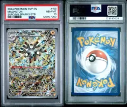 2024 Pokemon Surging Sparks ETB Magneton Promo Psa 10 - Image 1