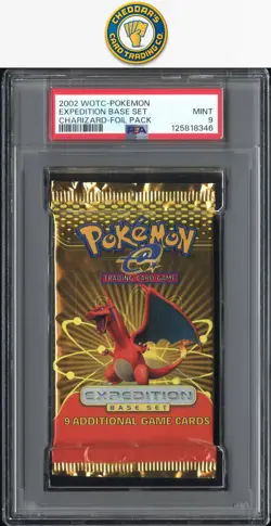 2002 Pokemon Expedition Pack Charizard PSA 9 (New Cert!) - Image 1