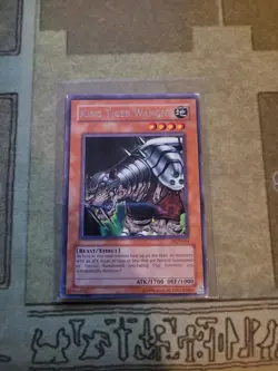 YUGIOH KING TIGER WANGHU PGD-004 RARE UNLIMITED ED LP 1996 - Image 1