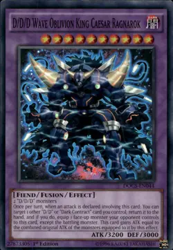 D/D/D Wave Oblivion King Caesar Ragnarok 1st Ed Super DOCS-EN044 Yu-Gi-Oh! - Image 1