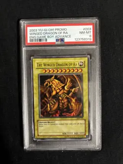 The Winged Dragon of Ra (Ultra Rare) GBI-003 Yu-Gi-Oh! Duel Monsters PSA 8 - Image 1