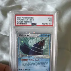 PSA 7 Pokemon Walrein ex Power Keepers 99/108 Holo Card - Image 3
