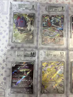Pokemon 19x All Art Rare Graded Beckett Card Lot ! #27 - Image 4