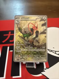 Pokemon TCG Unfezant Illustration Rare Card 150/086 Black Bolt-NM Condition - Image 1