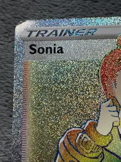 Sonia 203/192 Full Art Rainbow Secret Rare Holo Pokemon Card Rebel Clash 2020 - Image 3
