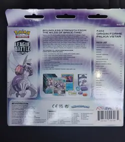 Palkia Pokemon League Battle TCG Forme Origin VStar Gold Foil Card New in Box - Image 2
