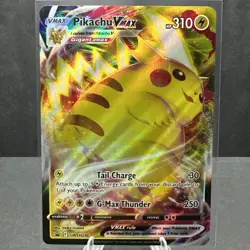 Pikachu VMAX SWSH286 Sword & Shield Black Star Promo Pokemon TCG Card NM - Image 1