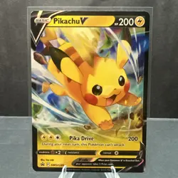 Pikachu V SWSH285 SWSH: Sword & Shield Promo Cards Promo Pokemon TCG LP - Image 1