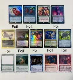 Magic The Gathering Unique 14 Mixed Card Lot. Spider Sense Promo, Liliana. NM - Image 1